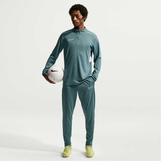 Nike Мъжки Анцуг Academy Zippered Tracksuit Bottoms Mens Slate/White Nike Мъжки Анцуг Academy Zippered Tracksuit Bottoms Mens Slate/White