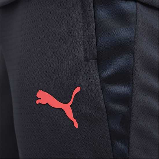 Puma Мъжки Анцуг Individual Cup Tracksuit Bottoms Mens Navy/Orange 