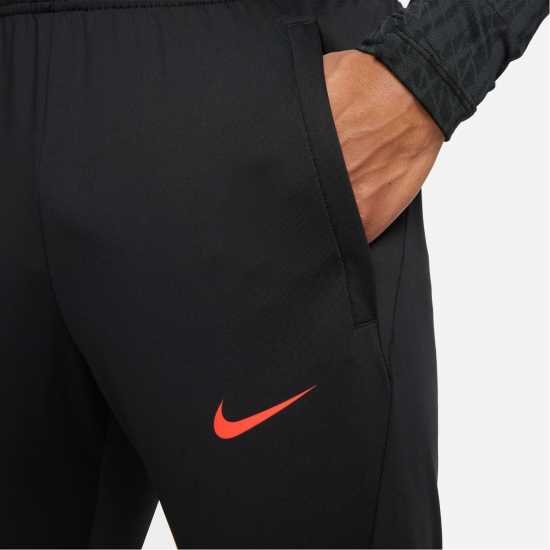 Nike Мъжко Долнище Dri-Fit Strike Soccer Pants Mens Black/Crimson Мъжко облекло за едри хора