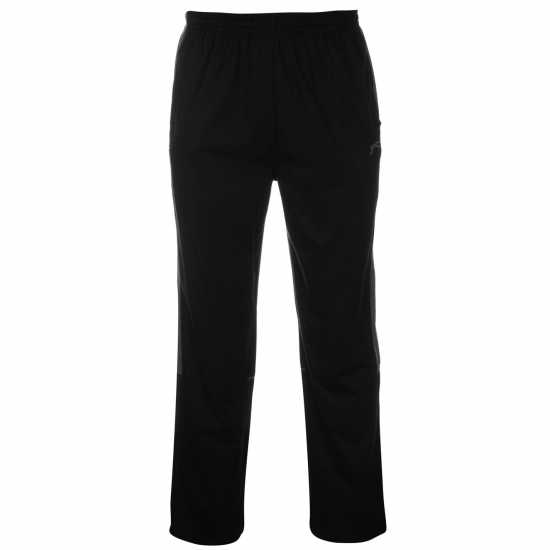 Slazenger Мъжко Спортно Долнище Jogging Bottoms Mens Черно Мъжки меки спортни долнища