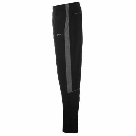 Slazenger Мъжко Спортно Долнище Jogging Bottoms Mens Черно Мъжки меки спортни долнища