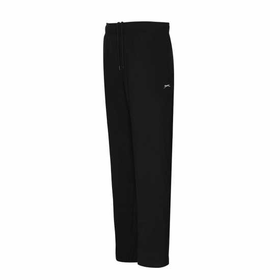 Slazenger Мъжко Спортно Долнище Jogging Bottoms Mens Черно Мъжки меки спортни долнища