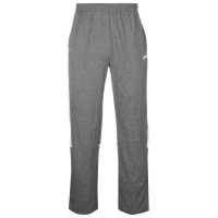 Slazenger Мъжко Спортно Долнище Jersey Jogging Bottoms Mens Charcoal Marl Мъжко облекло за едри хора