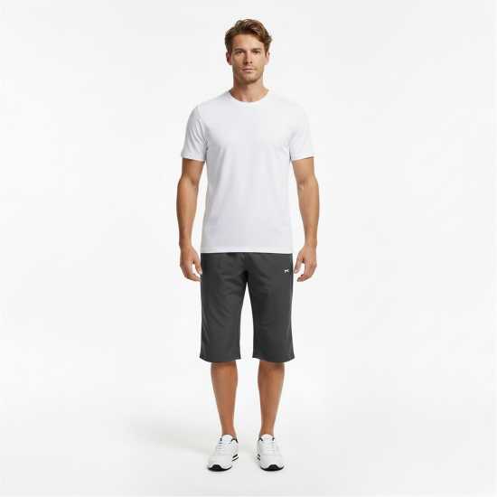 Slazenger Мъжки Анцуг Three Quarter Length Tracksuit Bottoms Mens Charcoal 