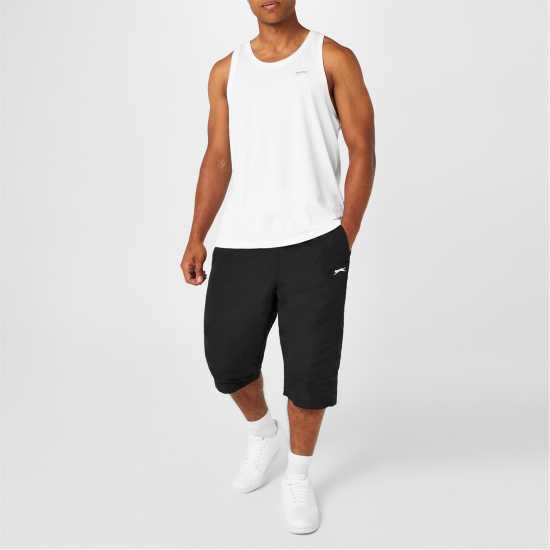 Мъжки къси панталони Slazenger Мъжки Анцуг Three Quarter Length Tracksuit Bottoms Mens Черно Slazenger Мъжки Анцуг Three Quarter Length Tracksuit Bottoms Mens Черно Мъжки къси панталони