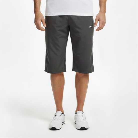 Slazenger Мъжки Анцуг Three Quarter Length Tracksuit Bottoms Mens Угъл Мъжки къси панталони