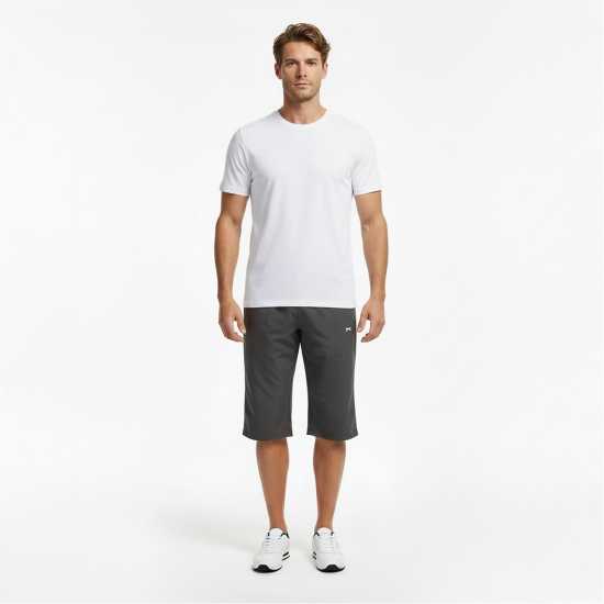 Slazenger Мъжки Анцуг Three Quarter Length Tracksuit Bottoms Mens Угъл Мъжки къси панталони