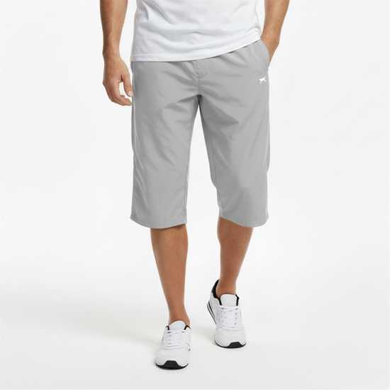 Slazenger Мъжки Анцуг Three Quarter Length Tracksuit Bottoms Mens Light Grey Slazenger Мъжки Анцуг Three Quarter Length Tracksuit Bottoms Mens Light Grey
