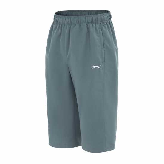 Мъжки къси панталони Slazenger Мъжки Анцуг Three Quarter Length Tracksuit Bottoms Mens Сланина Slazenger Мъжки Анцуг Three Quarter Length Tracksuit Bottoms Mens Сланина Мъжки къси панталони