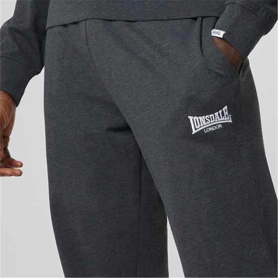 Lonsdale Мъжко Спортно Долнище Lightweight Joggers Mens Тъмно сиво марл Мъжки меки спортни долнища