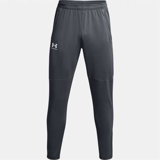 Under Armour Мъжко Долнище Pique Track Pants Mens Черно сиво Мъжки спортни екипи в две части