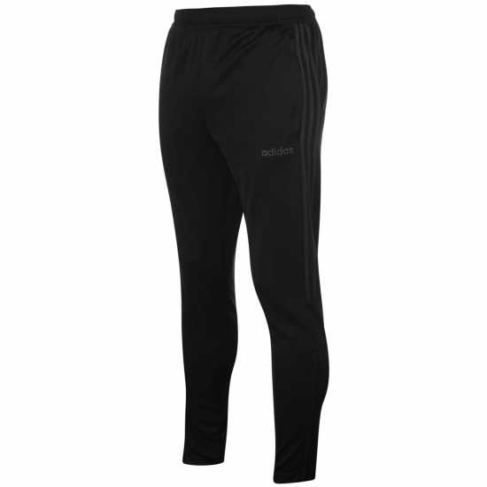 Adidas Mens Football Sereno Pants Slim Черно/Тъмно сиво Мъжки спортни екипи в две части