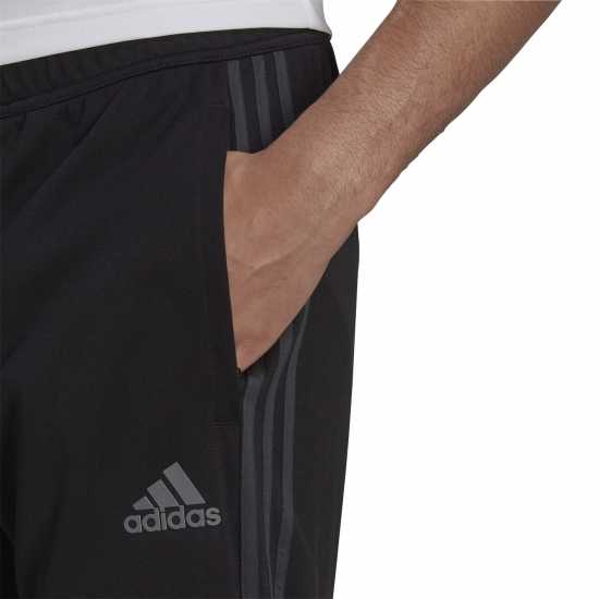 Adidas Mens Football Sereno Pants Slim Черно/Тъмно сиво Мъжки спортни екипи в две части