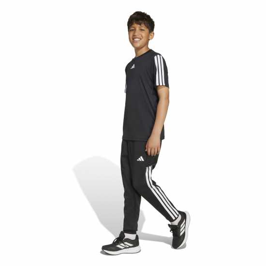 Adidas Kids' Closed Hem Poly Tracksuit Joggers Черно 