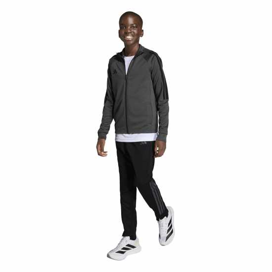 Adidas Kids Football Sereno Pants Черно/Тъмно сиво Детски долнища за бягане