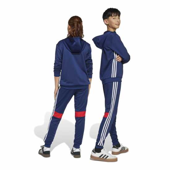 Adidas Детски Анцуг Tiro 25 Essentials Sweat Tracksuit Bottoms Kids Нави/Червено Детски долнища за бягане
