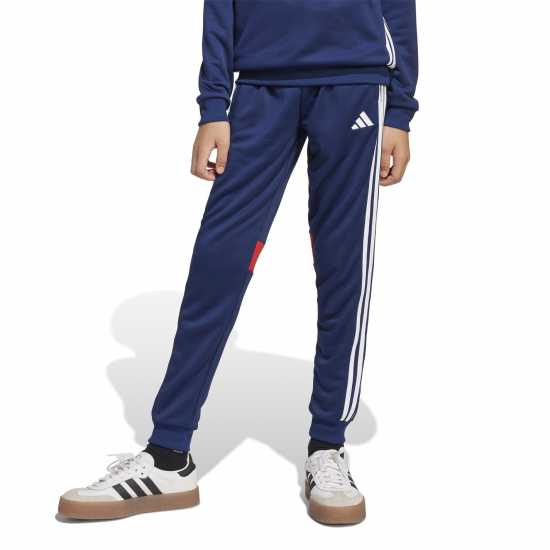 Adidas Детски Анцуг Tiro 25 Essentials Sweat Tracksuit Bottoms Kids Нави/Червено Детски долнища за бягане