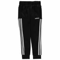 Adidas Poly Matt Pants Junior Boys Black/White Детски долнища за бягане