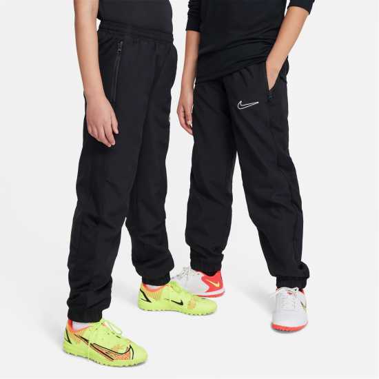 Nike Детски Анцуг Academy Training Tracksuit Bottoms Juniors Черно/Бяло Детски долнища за бягане