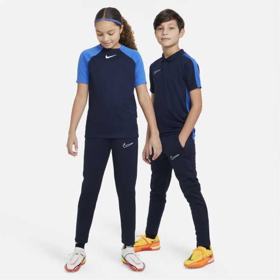 Nike Детски Анцуг Academy Training Tracksuit Bottoms Juniors Обсидиан/Бял Детски долнища за бягане