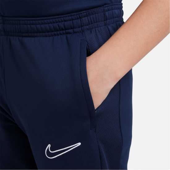 Nike Детски Анцуг Academy Training Tracksuit Bottoms Juniors Обсидиан/Бял Детски долнища за бягане
