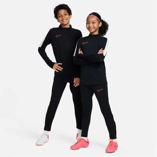 Nike Academy Training Pants Juniors Black/White/Pink Детски долнища за бягане