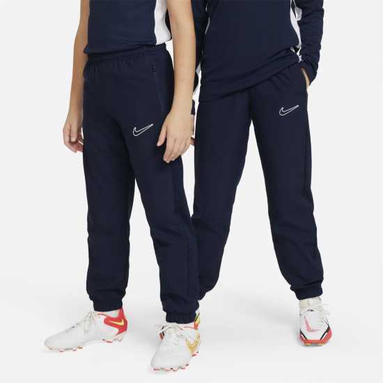 Nike Детски Анцуг Academy Training Tracksuit Bottoms Juniors Обсидиан/Бял Детски долнища за бягане