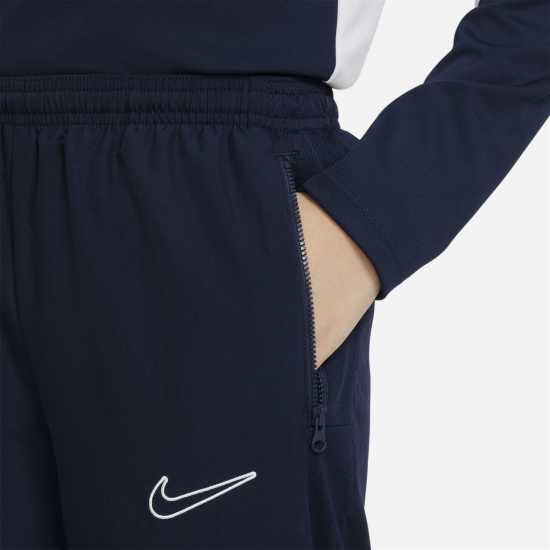 Nike Детски Анцуг Academy Training Tracksuit Bottoms Juniors Обсидиан/Бял Детски долнища за бягане