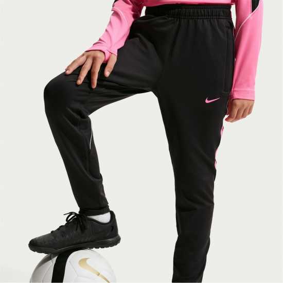 Nike Детски Анцуг Strike Tracksuit Bottoms Juniors Black/Pink 