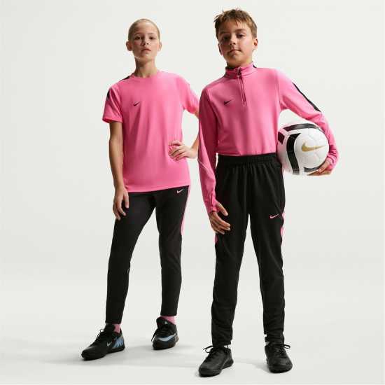 Nike Детски Анцуг Strike Tracksuit Bottoms Juniors Black/Pink 