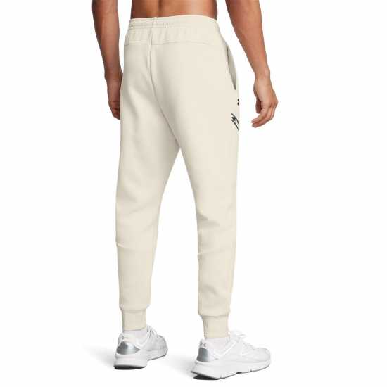 Under Armour Мъжко Спортно Долнище Armour Ua Unstoppable Flc Jgr Eu Joggers Mens Сума Бяло/Черно Мъжки меки спортни долнища