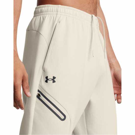Under Armour Мъжко Спортно Долнище Armour Ua Unstoppable Flc Jgr Eu Joggers Mens Сума Бяло/Черно Мъжки меки спортни долнища