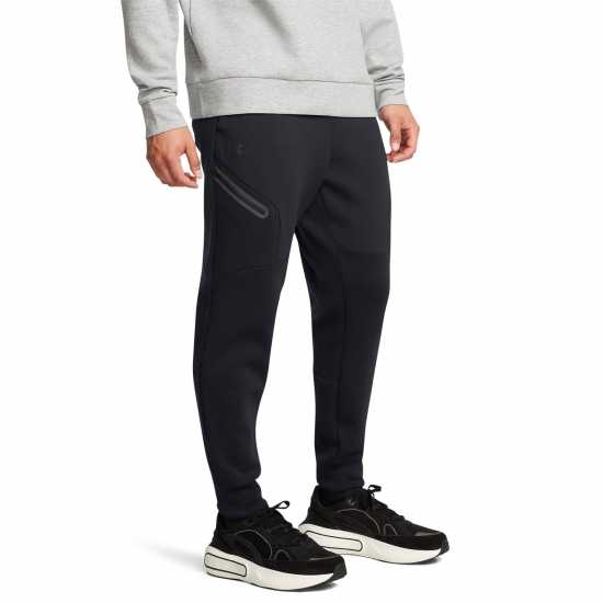 Under Armour Мъжко Спортно Долнище Armour Ua Unstoppable Flc Jgr Eu Joggers Mens Черно Мъжки меки спортни долнища