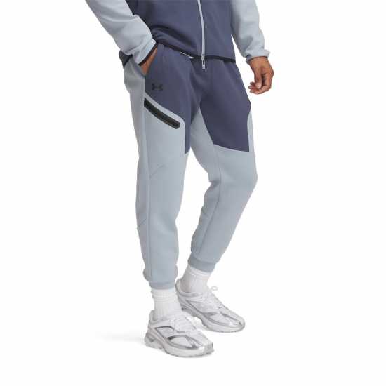 Under Armour Unstoppable Closed Hem Fleece Joggers Сиво/Синьо/Черно 