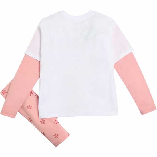 Character Girls Lilo & Stitch Long Sleeve T-Shirt And Legging Set  Детско облекло с герои