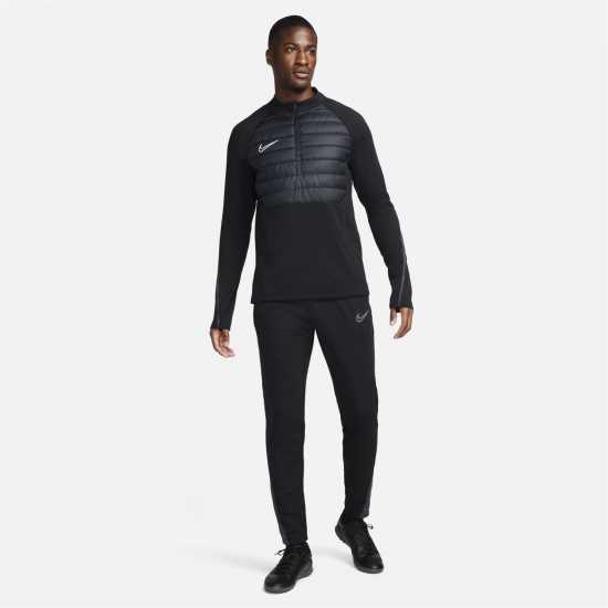 Мъжки спортни екипи в две части Nike Academy Winter Warrior Men's Therma-FIT Soccer Pants Черно/Сиво Nike Academy Winter Warrior Men's Therma-FIT Soccer Pants Черно/Сиво Мъжки спортни екипи в две части