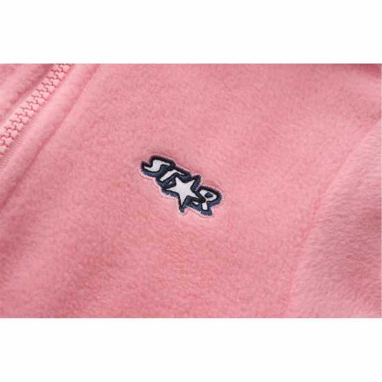 Star Fz Fleece Top Junior Розово Детски полар
