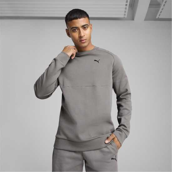 Puma Мъжки Пуловер Обло Деколте Tech Crew Neck Sweater Mens  Мъжки горнища на анцуг
