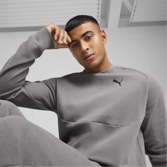 Puma Мъжки Пуловер Обло Деколте Tech Crew Neck Sweater Mens  Мъжки горнища на анцуг