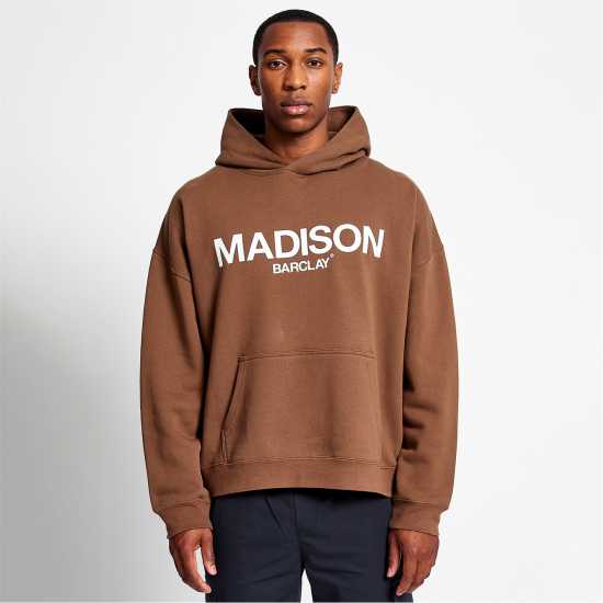 Madison Barclay Ocean Av Hoodie Шоколад Madison Barclay Ocean Av Hoodie Шоколад