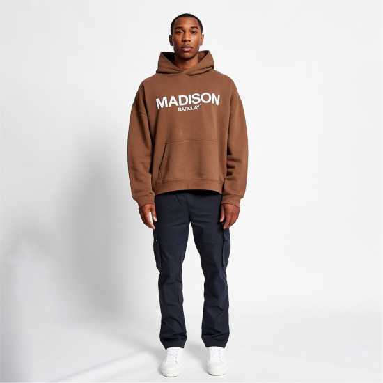 Madison Barclay Ocean Av Hoodie Шоколад Madison Barclay Ocean Av Hoodie Шоколад