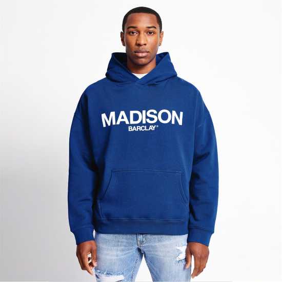 Madison Barclay Ocean Av Hoodie Индиго синьо Madison Barclay Ocean Av Hoodie Индиго синьо