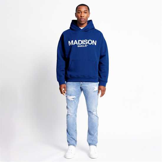 Madison Barclay Ocean Av Hoodie Индиго синьо Madison Barclay Ocean Av Hoodie Индиго синьо