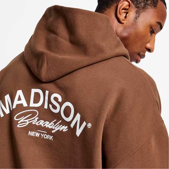 Madison Barclay Hamilton Hoodie Шоколад Madison Barclay Hamilton Hoodie Шоколад
