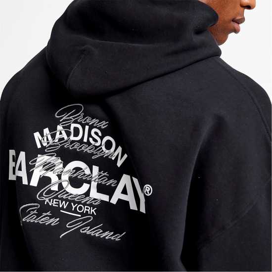 Madison Barclay Five Boroughs Hoodie Черно Madison Barclay Five Boroughs Hoodie Черно