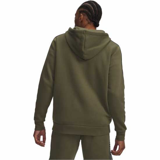 Under Armour Men's Icon Fleece Taping Full-Zip Hoodie Green/Black Under Armour Men's Icon Fleece Taping Full-Zip Hoodie Green/Black