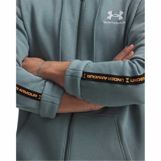 Under Armour Icon Fleece Taping Full-Zip Hoodie Джаспърско синьо Under Armour Icon Fleece Taping Full-Zip Hoodie Джаспърско синьо