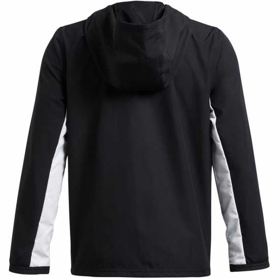 Under Armour Детско Яке Rival Zip Jacket Juniors Черно/бяло Детски суитчъри и блузи с качулки