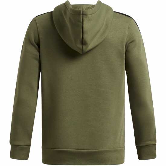 Under Armour Icon Fleece Taping Hoodie Juniors Морско зелено/Бяло Детски суитчъри и блузи с качулки