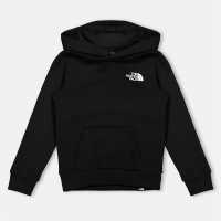 The North Face Simple Dome Over-The-Head Hoodie Junior Черно ТНФ Детски суитчъри и блузи с качулки